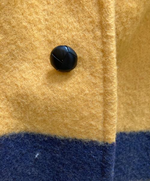 MONTGOMERY（モンゴメリー）MONTGOMERY (モンゴメリー) ブランケットコート イエロー サイズ:UK40の古着・服飾アイテム