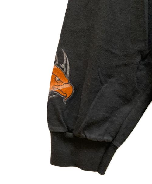 HARLEY-DAVIDSON（ハーレーダビッドソン）HARLEY-DAVIDSON (ハーレーダビッドソン) 00S バー＆シールドロングスリーブカットソー ブラック サイズ:不明の古着・服飾アイテム