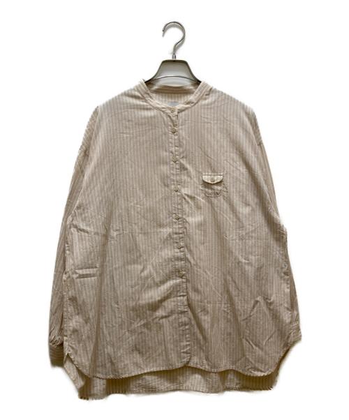 休日と詩（キュウジツトウタ）休日と詩 (キュウジツトウタ) 小さなポケットのシャツ ベージュ サイズ:不明の古着・服飾アイテム