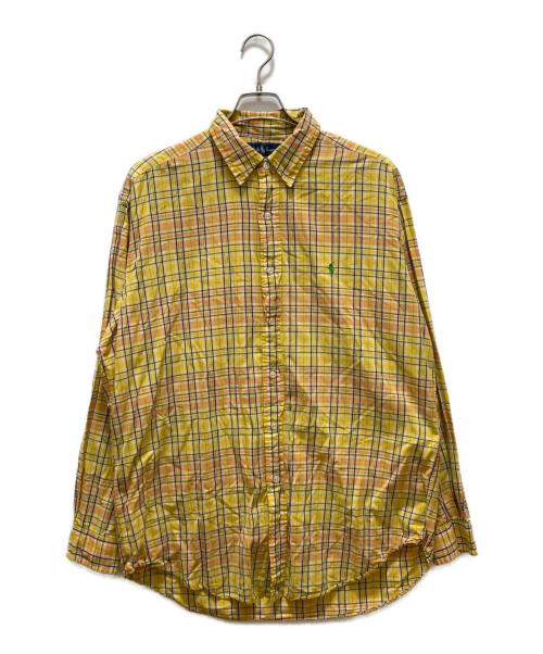 RALPH LAUREN（ラルフローレン）RALPH LAUREN (ラルフローレン) 長袖シャツ イエロー サイズ:Lの古着・服飾アイテム