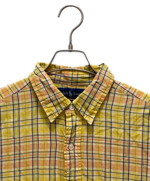 RALPH LAUREN（ラルフローレン）RALPH LAUREN (ラルフローレン) 長袖シャツ イエロー サイズ:Lの古着・服飾アイテム
