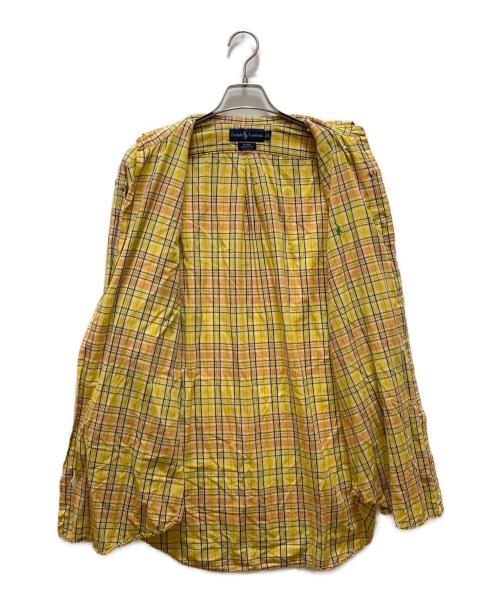 RALPH LAUREN（ラルフローレン）RALPH LAUREN (ラルフローレン) 長袖シャツ イエロー サイズ:Lの古着・服飾アイテム