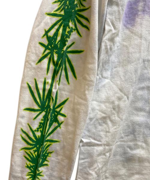 stussy（ステューシー）stussy (ステューシー) AS ONE! UNITE タイダイカットソー ホワイト×パープル サイズ:Sの古着・服飾アイテム