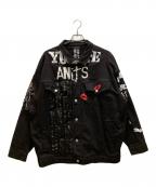 SWITCHBLADEスイッチブレード）の古着「GRAPHIC PRINT DENIM」｜ブラック