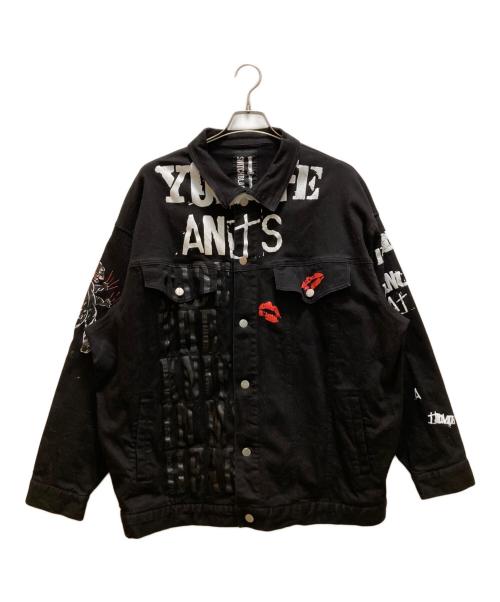 SWITCHBLADE（スイッチブレード）SWITCHBLADE (スイッチブレード) GRAPHIC PRINT DENIM ブラック サイズ:Lの古着・服飾アイテム