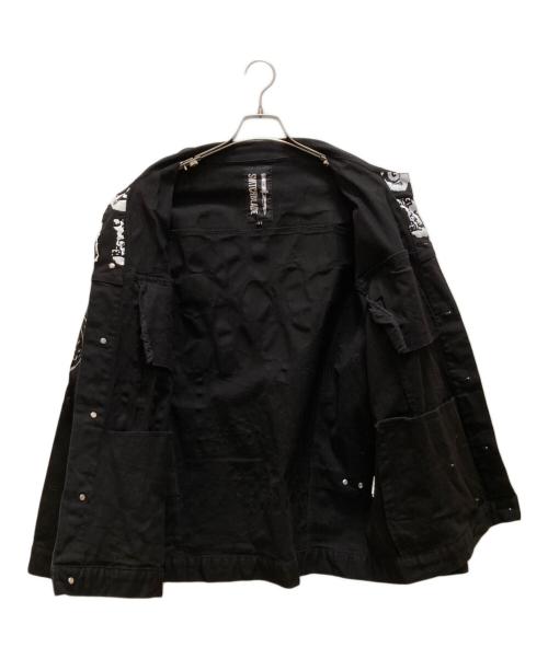 SWITCHBLADE（スイッチブレード）SWITCHBLADE (スイッチブレード) GRAPHIC PRINT DENIM ブラック サイズ:Lの古着・服飾アイテム