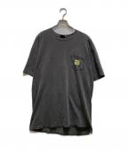 stussyステューシー）の古着「ポケットTシャツ」｜グレー