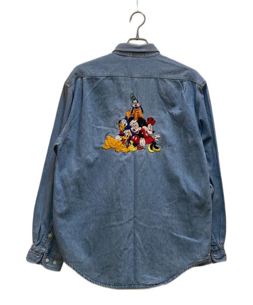 THE Disney Store（ザ ディズニー ストア）THE DISNEY STORE (ザ ディズニー ストア) バック刺繍デニムシャツ インディゴ サイズ:不明の古着・服飾アイテム