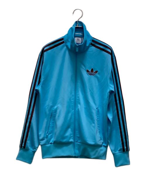 adidas（アディダス）adidas (アディダス) アディカラー クラシック ファイヤーバード ルーズ トラックトップ ブルー サイズ:XSの古着・服飾アイテム