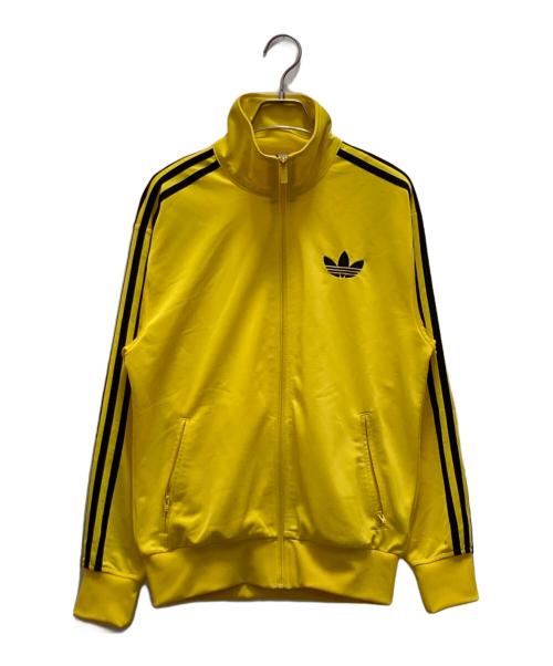 adidas（アディダス）adidas (アディダス) アディカラー クラシック ファイヤーバード ルーズ トラックトップ イエロー サイズ:XSの古着・服飾アイテム