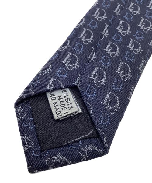 Dior（ディオール）Dior (ディオール) ロゴ総柄ネクタイ ネイビー サイズ:不明の古着・服飾アイテム