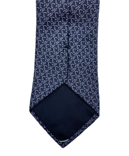 Dior（ディオール）Dior (ディオール) 総柄トロッターネクタイ グレー サイズ:不明の古着・服飾アイテム