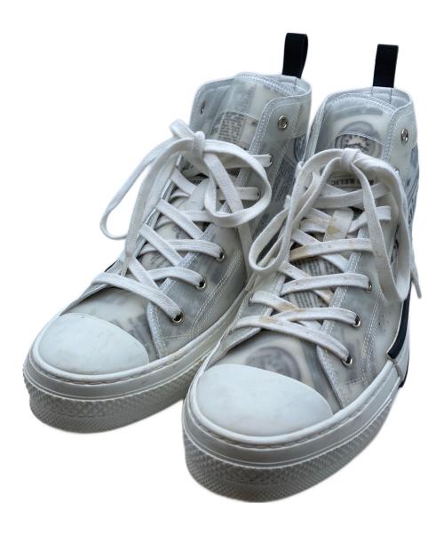 Dior（ディオール）Dior (ディオール) Daniel Arsham (ダニエル・アルシャム) コラボハイカットスニーカー グレー サイズ:42の古着・服飾アイテム