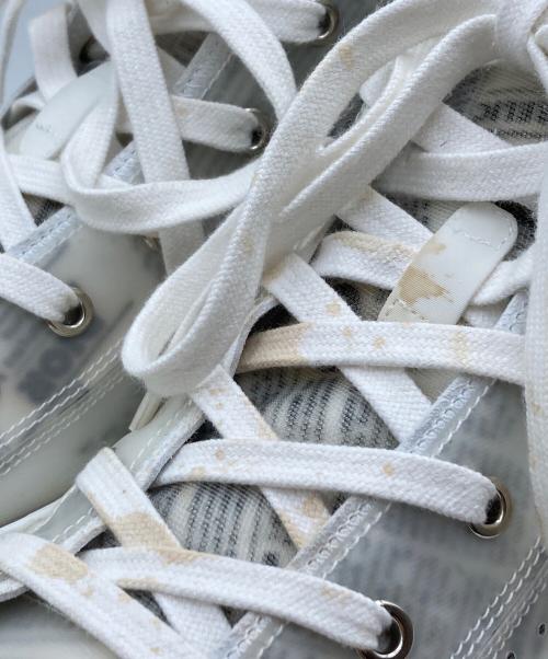 Dior（ディオール）Dior (ディオール) Daniel Arsham (ダニエル・アルシャム) コラボハイカットスニーカー グレー サイズ:42の古着・服飾アイテム