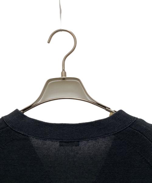 LOEFF（ロエフ）LOEFF (ロエフ) LFU W 5GG DMG POニットカーディガン ブラック サイズ:2の古着・服飾アイテム