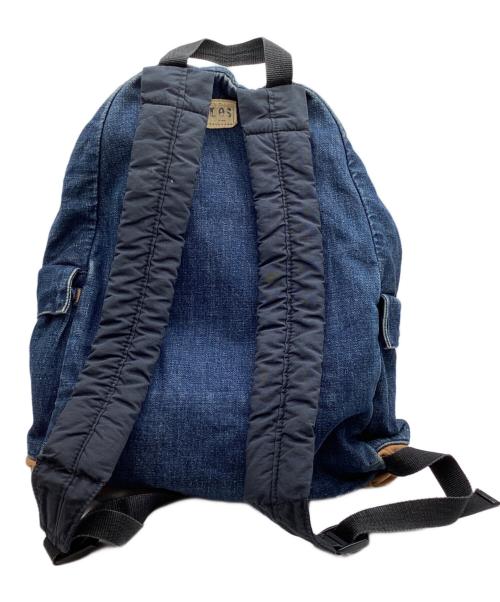 Ues（ウエス）Ues (ウエス) モーターサイクルパッチデニムリュック インディゴの古着・服飾アイテム