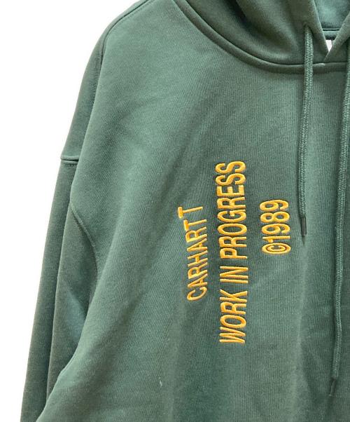CarHartt（カーハート）CarHartt (カーハート) WIP シグネチャー プルオーバーパーカー グリーン サイズ:XLの古着・服飾アイテム
