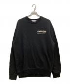 AMBUSHアンブッシュ）の古着「ロゴプリントスウェット」｜ブラック
