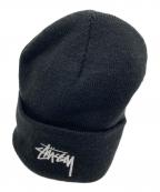 stussyステューシー）の古着「ニット帽」｜ブラック