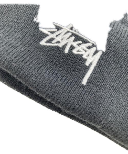 stussy（ステューシー）stussy (ステューシー) ニット帽 ブラックの古着・服飾アイテム