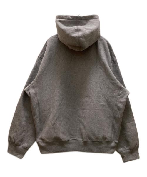 SUPREME（シュプリーム）Supreme (シュプリーム) ボックスロゴフーデッドスウェットシャツ グレー×ネイビー サイズ:Lの古着・服飾アイテム