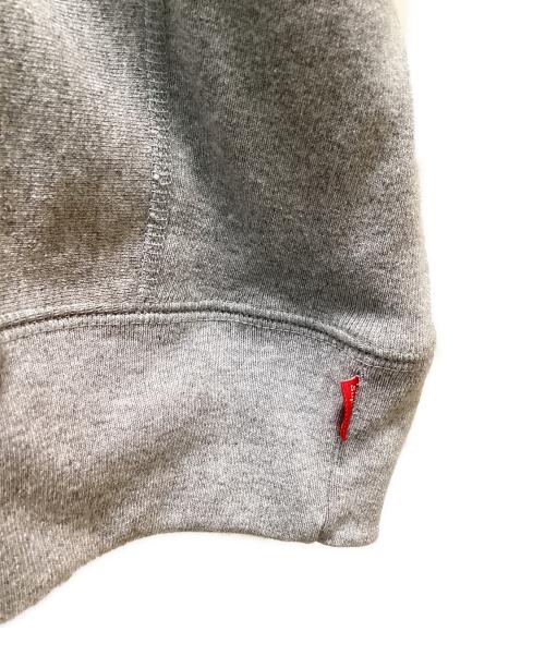 SUPREME（シュプリーム）Supreme (シュプリーム) ボックスロゴフーデッドスウェットシャツ グレー×ネイビー サイズ:Lの古着・服飾アイテム