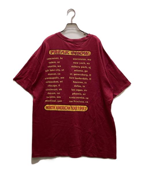 WILD OATS（ワイルド オーツ）wild oats (ワイルド オーツ) プリントTシャツ レッド サイズ:XLの古着・服飾アイテム