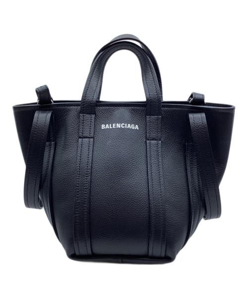BALENCIAGA（バレンシアガ）BALENCIAGA (バレンシアガ) エブリデイ2.0ノースサウスショルダートートバッグ ブラックの古着・服飾アイテム