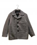 Schottショット）の古着「シングルPコート」｜ホワイト×ブラック