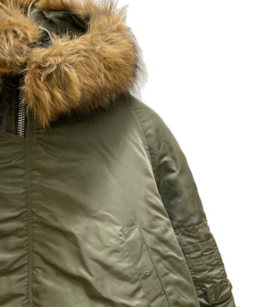 ALPHA（アルファ）ALPHA (アルファ) N-3B フライトジャケット グリーン サイズ:Lの古着・服飾アイテム