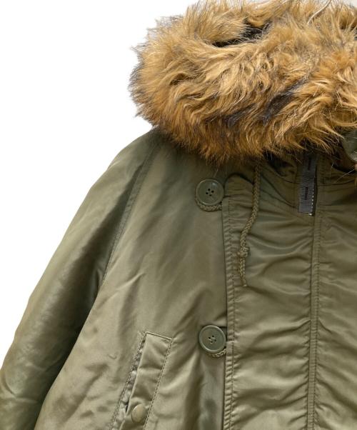 ALPHA（アルファ）ALPHA (アルファ) N-3B フライトジャケット グリーン サイズ:Lの古着・服飾アイテム