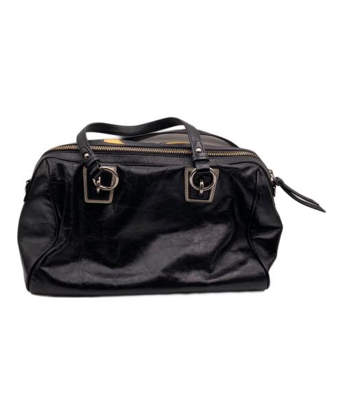 COACH（コーチ）COACH (コーチ) レザーハンドバッグ ブラックの古着・服飾アイテム