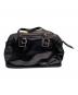 COACH (コーチ) レザーハンドバッグ ブラック：7000円