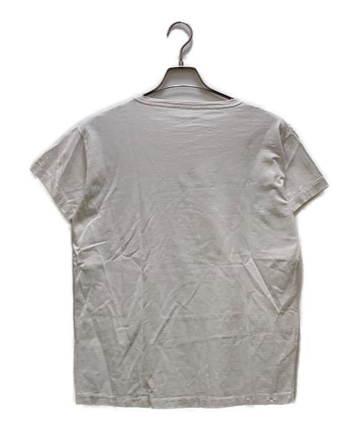 45rpm（45アールピーエム）45rpm (45アールピーエム) ロゴプリントTシャツ ホワイト サイズ:3の古着・服飾アイテム