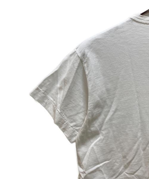 45rpm（45アールピーエム）45rpm (45アールピーエム) ロゴプリントTシャツ ホワイト サイズ:3の古着・服飾アイテム