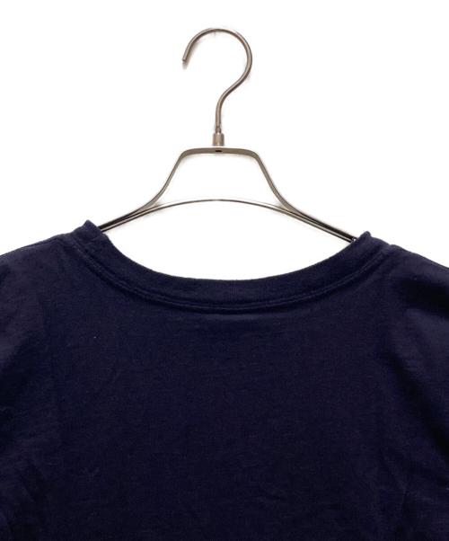 45rpm（45アールピーエム）45rpm (45アールピーエム) ロゴプリントTシャツ ネイビー サイズ:2の古着・服飾アイテム