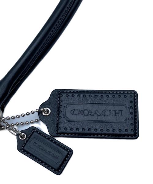COACH（コーチ）COACH (コーチ) レザートートバッグ ブラックの古着・服飾アイテム