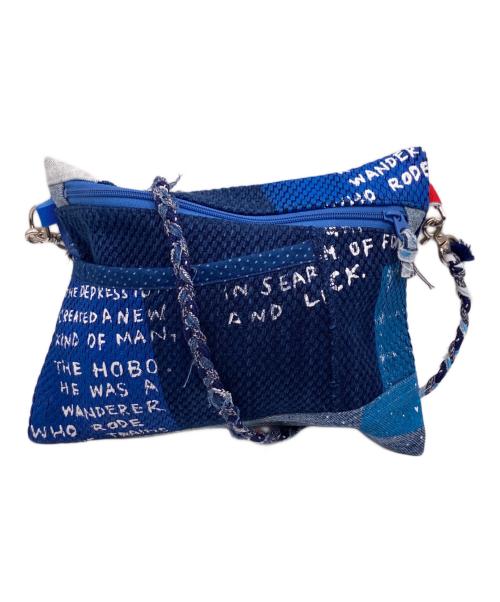 Porter Classic（ポータークラシック）Porter Classic (ポータークラシック) HAGIRE SHOULDER BAG M ブルーの古着・服飾アイテム
