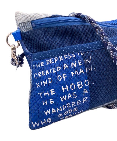 Porter Classic（ポータークラシック）Porter Classic (ポータークラシック) HAGIRE SHOULDER BAG M ブルーの古着・服飾アイテム