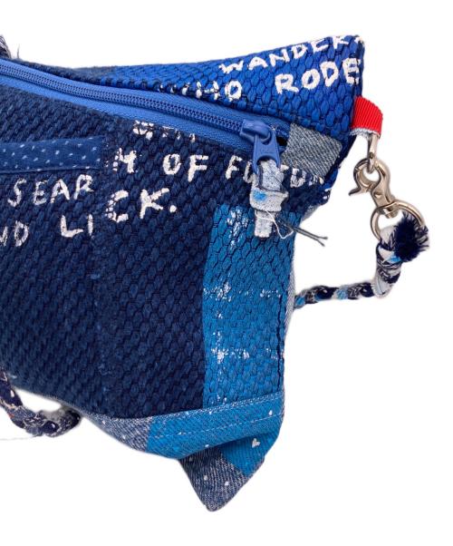 Porter Classic（ポータークラシック）Porter Classic (ポータークラシック) HAGIRE SHOULDER BAG M ブルーの古着・服飾アイテム