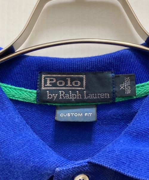 POLO RALPH LAUREN（ポロ・ラルフローレン）POLO RALPH LAUREN (ポロ・ラルフローレン) 90sビッグポニーポロシャツ ブルー サイズ:XLの古着・服飾アイテム