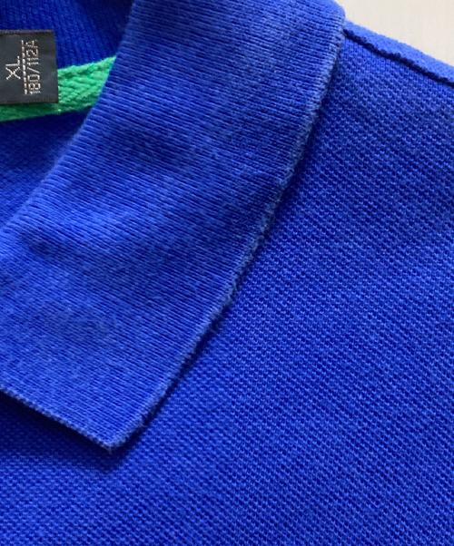 POLO RALPH LAUREN（ポロ・ラルフローレン）POLO RALPH LAUREN (ポロ・ラルフローレン) 90sビッグポニーポロシャツ ブルー サイズ:XLの古着・服飾アイテム