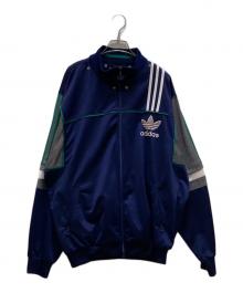 adidas（アディダス）の古着「90sアーム切替トレフォイルトラックジャケット」｜ネイビー