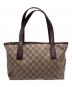 GUCCI (グッチ) GGスプリームプラス トートバッグ ブラウン：40000円