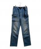 GRAMICCI×GRIP SWANYグラミチ×グリップスワニー）の古着「別注 DENIM GARDEN PANTS」｜インディゴ