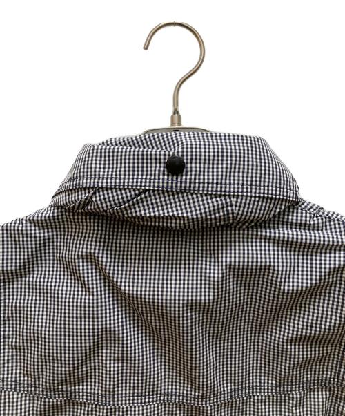 BURBERRY BLACK LABEL（バーバリーブラックレーベル）BURBERRY BLACK LABEL (バーバリーブラックレーベル) ロゴ刺繍ギンガムチェックベスト ホワイト×ブラック サイズ:Mの古着・服飾アイテム