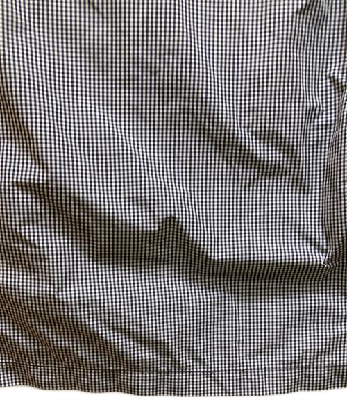 BURBERRY BLACK LABEL（バーバリーブラックレーベル）BURBERRY BLACK LABEL (バーバリーブラックレーベル) ロゴ刺繍ギンガムチェックベスト ホワイト×ブラック サイズ:Mの古着・服飾アイテム