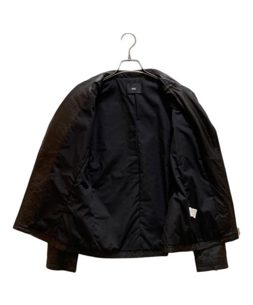 HARE（ハレ）HARE (ハレ) ラムレザーダブルライダースジャケット ブラック サイズ:Mの古着・服飾アイテム