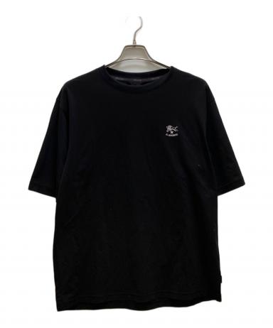 イルビゾンテ×ミズノハイゲージクイックドライクルーネックプルオーバー　Tシャツ黒 中古・古着通販】MIZUNO (ミズノ) IL BISONTE (イル ビゾンテ) コラボ
