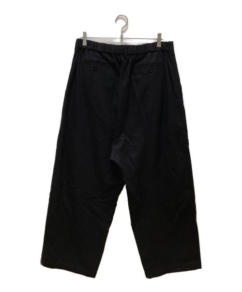 COMME des GARCONS JUNYA WATANABE MAN（コム デ ギャルソン ジュンヤ ワタナベ マン）COMME des GARCONS JUNYA WATANABE MAN (コム デ ギャルソン ジュンヤ ワタナベ マン) 2タックウールワイドパンツ ブラック サイズ:XLの古着・服飾アイテム